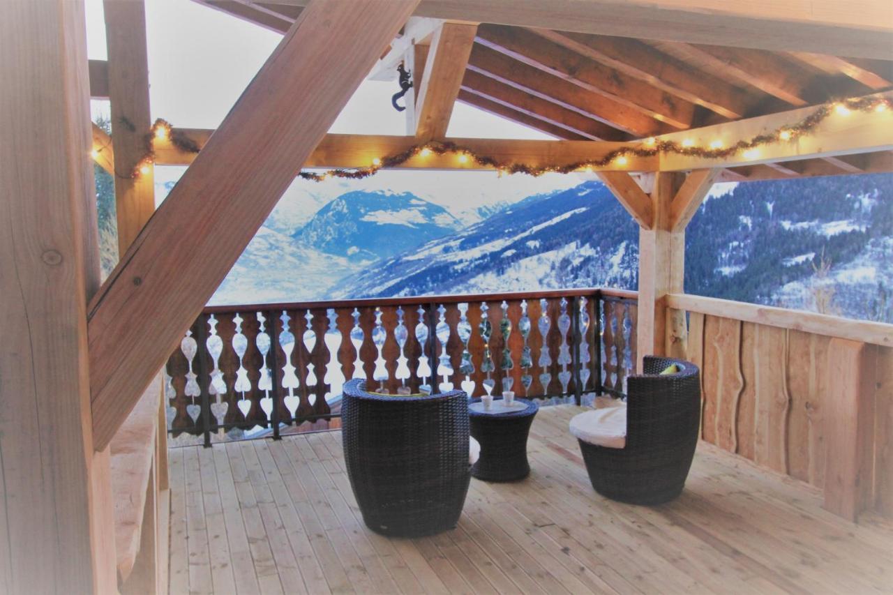 Chalet Miravidi, Montchavin-La Plagne, Jacuzzi & Sauna Luaran gambar