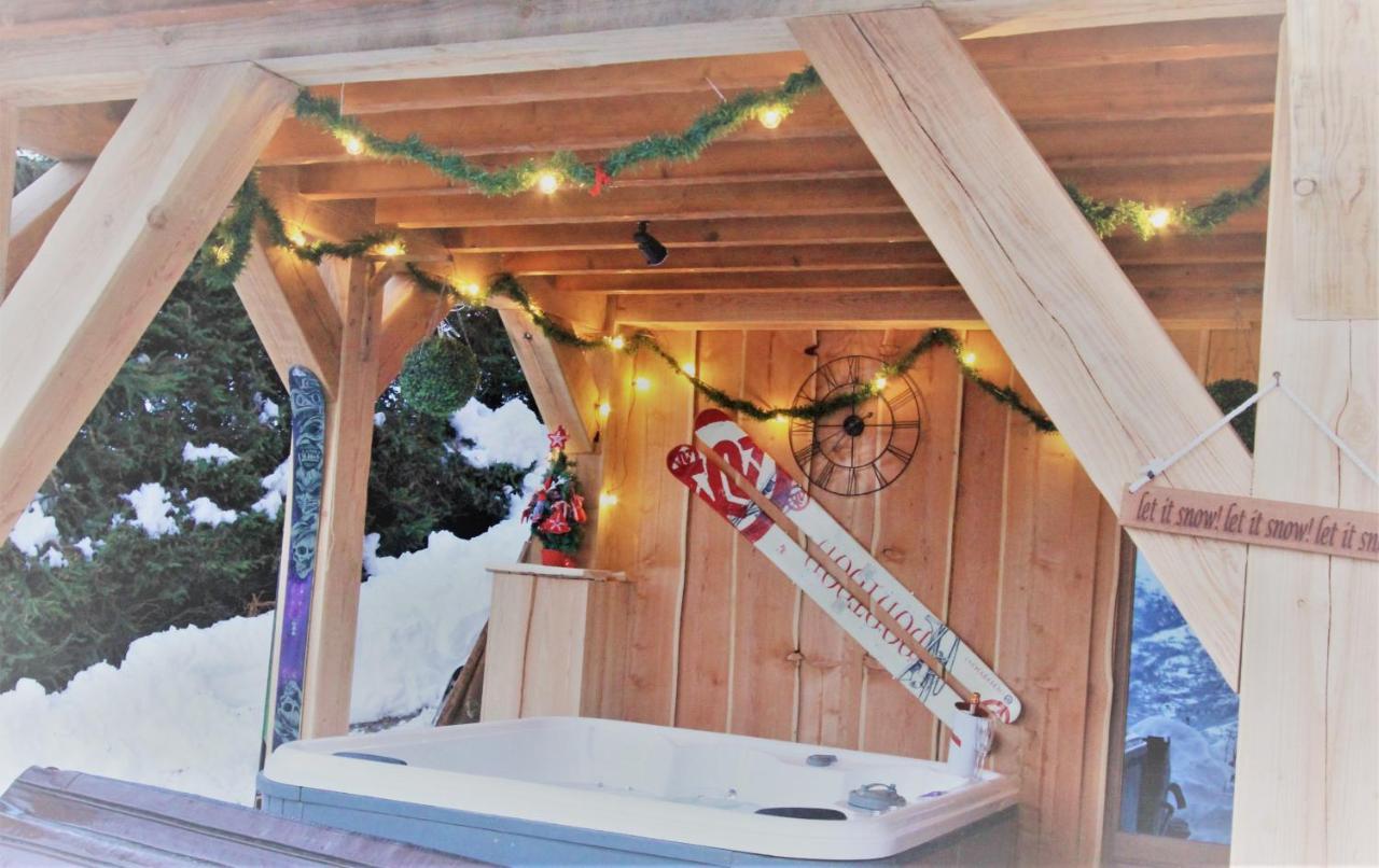 Chalet Miravidi, Montchavin-La Plagne, Jacuzzi & Sauna Luaran gambar