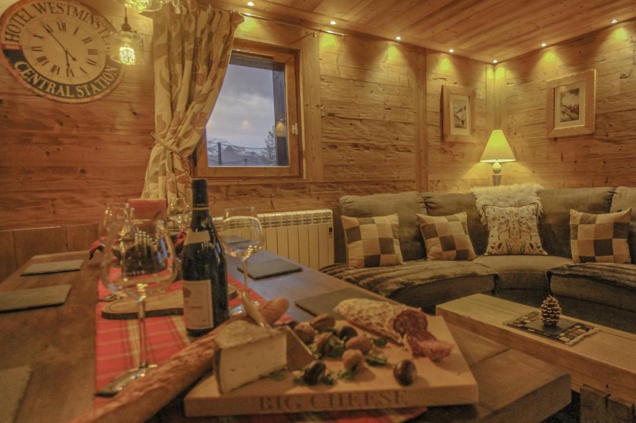 Chalet Miravidi, Montchavin-La Plagne, Jacuzzi & Sauna Luaran gambar