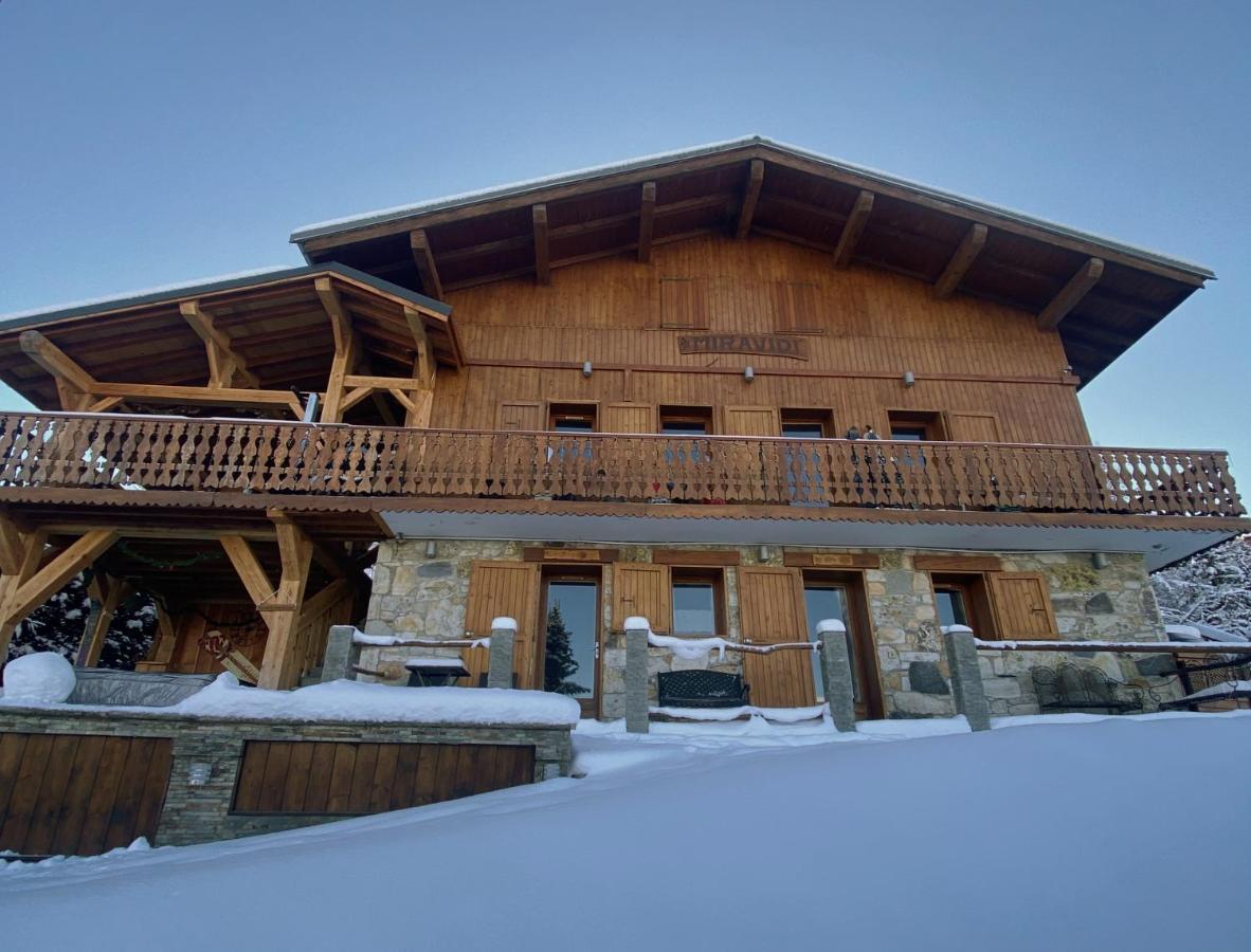 Chalet Miravidi, Montchavin-La Plagne, Jacuzzi & Sauna Luaran gambar