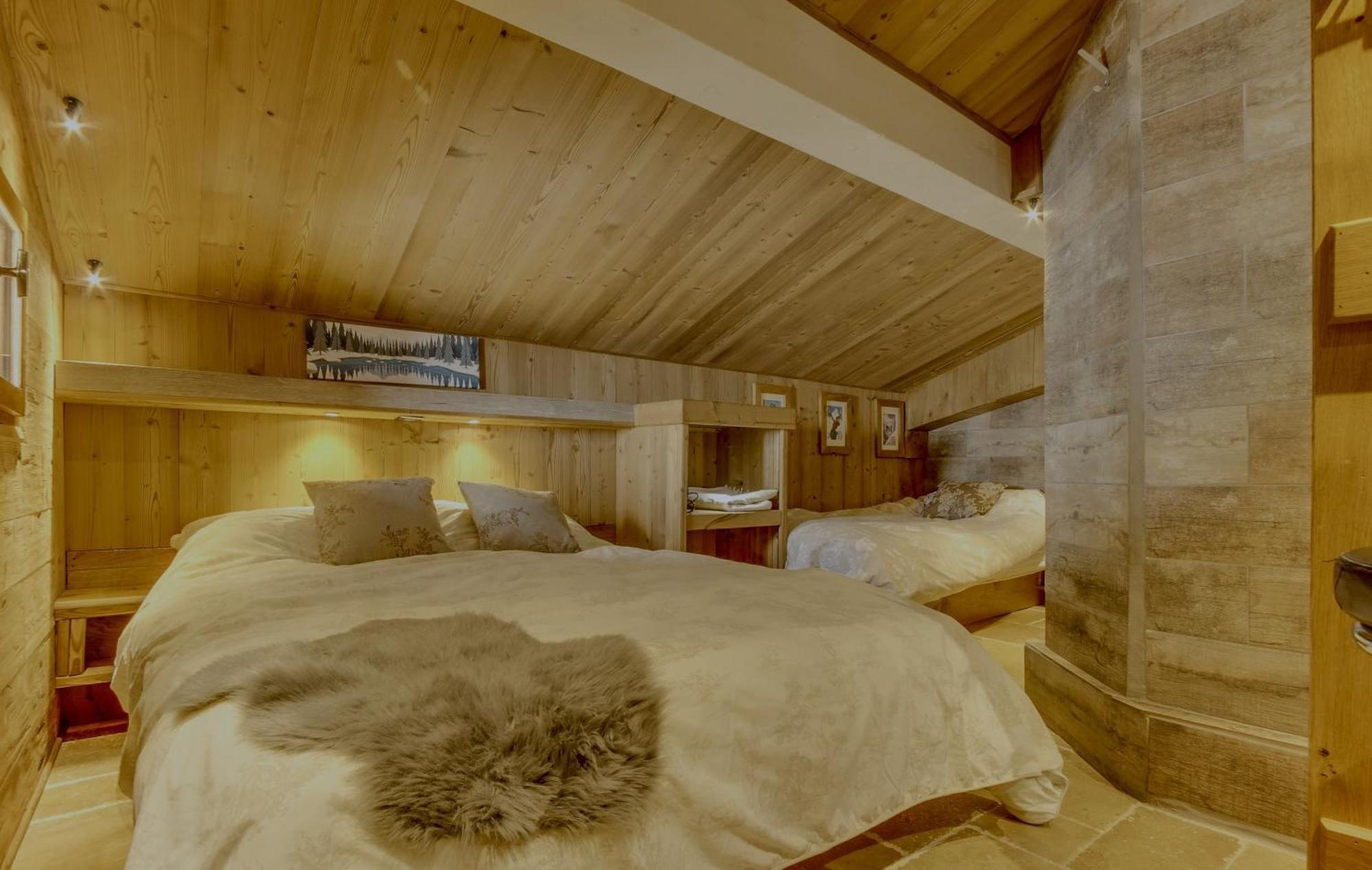 Chalet Miravidi, Montchavin-La Plagne, Jacuzzi & Sauna Bilik gambar