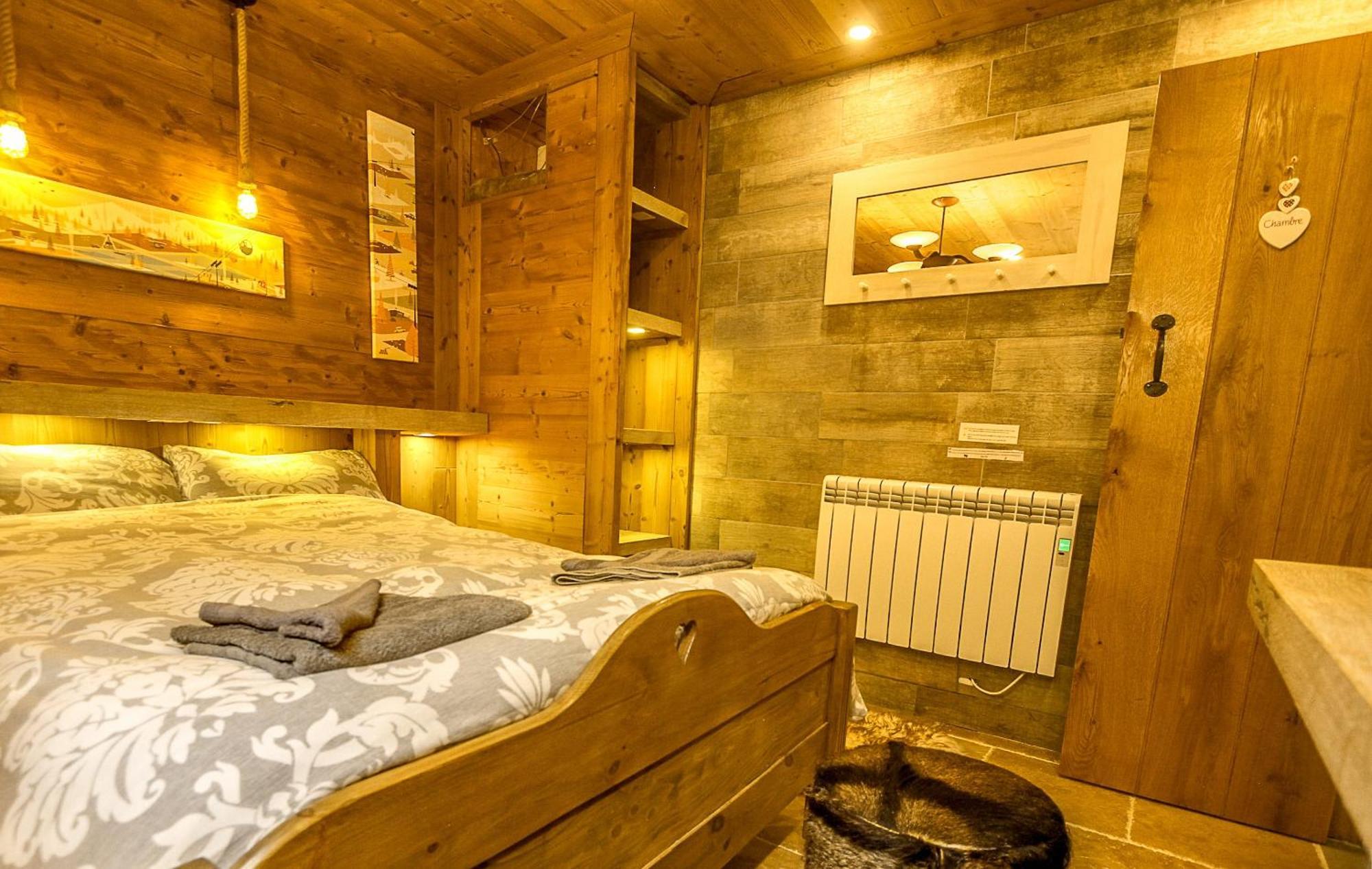 Chalet Miravidi, Montchavin-La Plagne, Jacuzzi & Sauna Bilik gambar