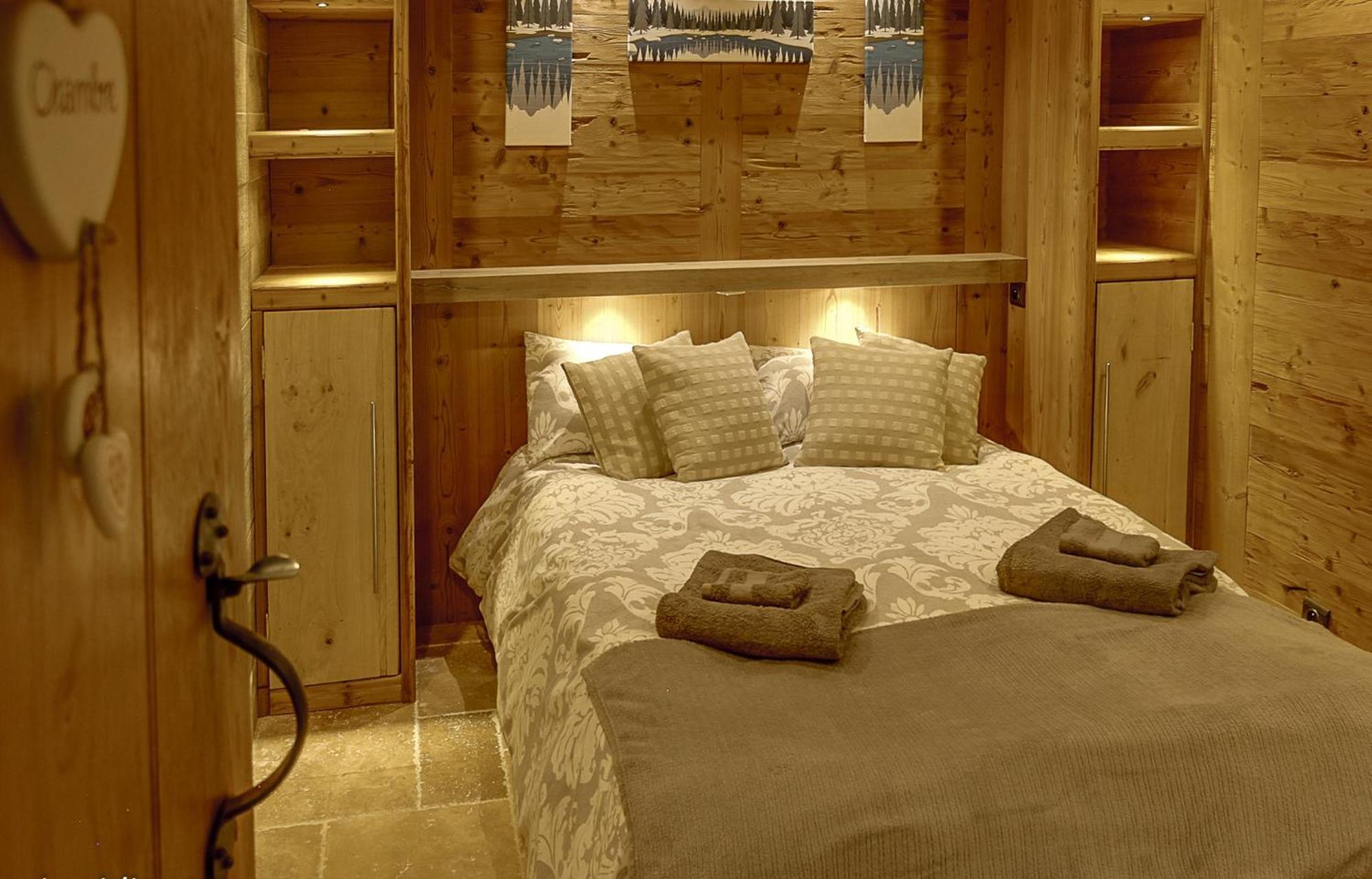 Chalet Miravidi, Montchavin-La Plagne, Jacuzzi & Sauna Bilik gambar