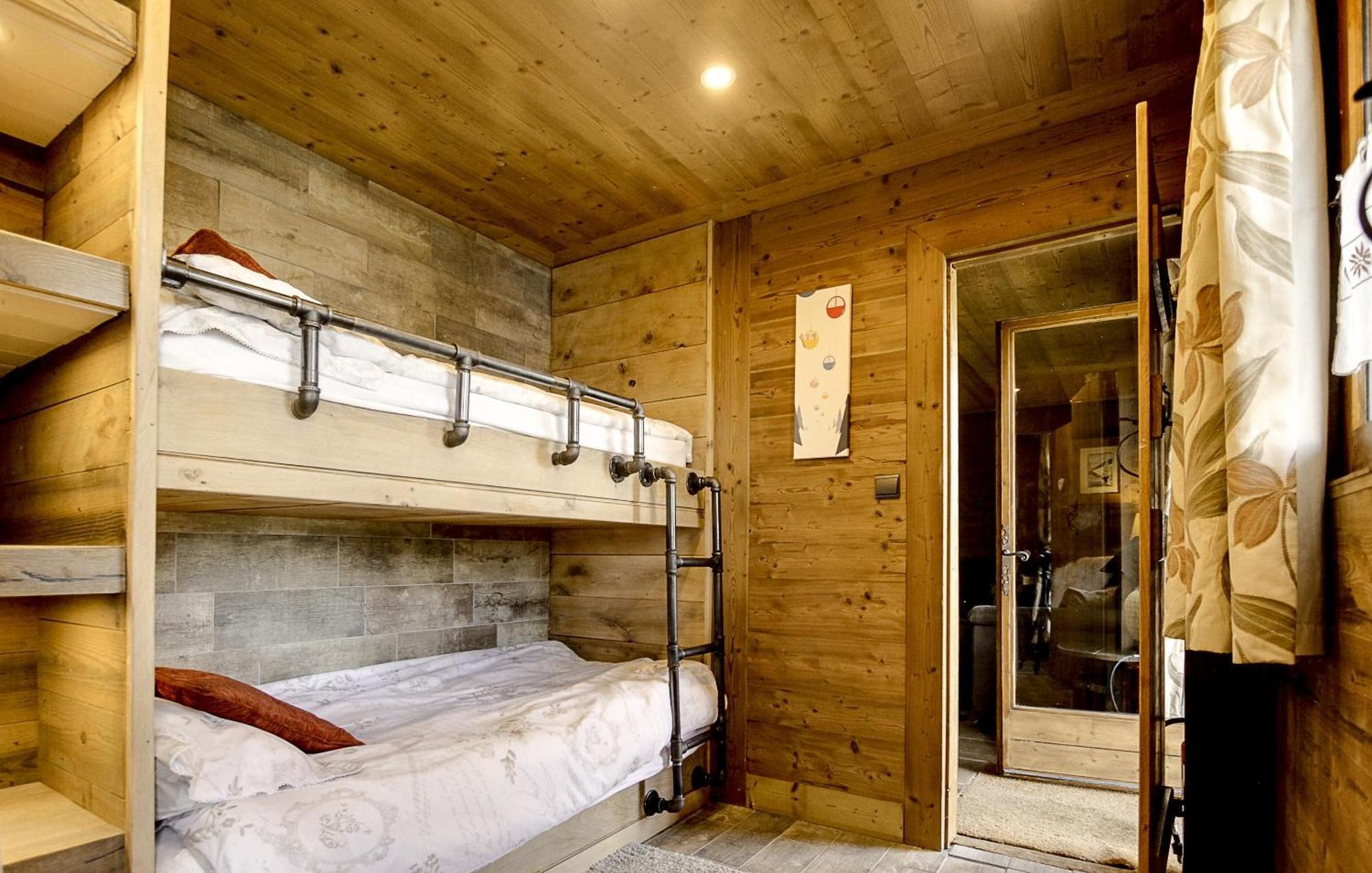 Chalet Miravidi, Montchavin-La Plagne, Jacuzzi & Sauna Bilik gambar