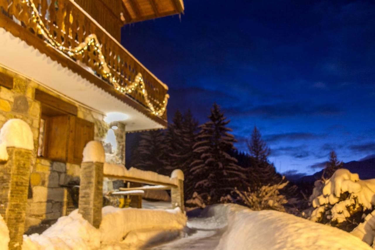 Chalet Miravidi, Montchavin-La Plagne, Jacuzzi & Sauna Luaran gambar